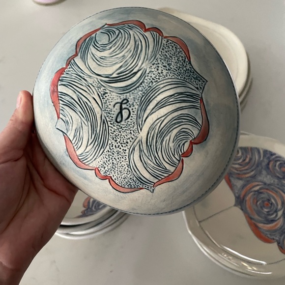 7 sets of Anthropologie dishes with dinner + salad plates and bowls! - Picture 5 of 6